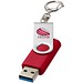 Rotate USB-Stick 3.0 mit Schlüsselanhänger, rot, 64GB
