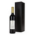 Rotwein im schwarzen Geschenkkarton