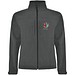 Rudolph Softshelljacke Unisex, Dark Lead, 2XL