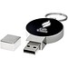 Runder Light Up USB Stick, schwarz, 32GB