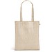 RYNEK. Tragetasche aus recycelter Baumwolle (70%), polyester (30% rPET) (140 g/m²), Natur