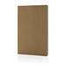 Salton Luxus Kraftpapier Notizbuch A5, braun