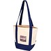 Sam 320 g/m² Mini-Tragetasche aus GRS recycelter Baumwolle, navy
