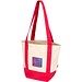 Sam 320 g/m² Mini-Tragetasche aus GRS recycelter Baumwolle, rot
