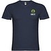 Samoyedo T-Shirt mit V-Ausschnitt für Herren, Navy Blue, M
