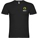 Samoyedo T-Shirt mit V-Ausschnitt für Herren, schwarz, M