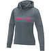 Sayan Kapuzenpullover mit halbem Reißverschluss für Damen, stahlgrau,  M