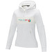 Sayan Kapuzenpullover mit halbem Reißverschluss für Damen, weiß,  XL