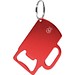 Schlüsselanhänger mit Flaschenöffner Basler, rot