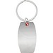 Schlüsselanhänger MIRROR,rot, silber