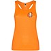 Schura Sport Top für Damen, Fluor Orange, 2XL