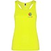 Schura Sport Top für Damen, Fluor Yellow, 2XL