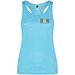 Schura Sport Top für Damen, türkis, M