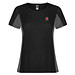 Shanghai Sport T-Shirt für Damen, schwarz / Dark Lead, XL