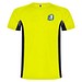 Shanghai Sport T-Shirt für Herren, Fluor Yellow / schwarz, L