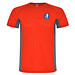 Shanghai Sport T-Shirt für Herren, rot / Dark Lead, S