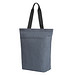 HALFAR Einkaufstasche Shopper Circle, blau-grau meliert