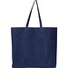 Shopper aus recycelter Baumwolle und Polyester NINA, dunkelblau
