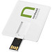 Slim 2 GB USB-Stick im Kreditkartenformat, weiß