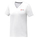 Somoto T-Shirt mit V-Ausschnitt für Damen, weiss, S