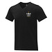 Somoto T-Shirt mit V-Ausschnitt für Herren, schwarz, XS
