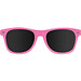 Sonnenbrille aus Kunststoff im Nerdlook, UV 400 Schutz, pink