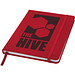 Notizbuch Spectrum, DIN A5, liniert, rot