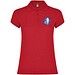 Star Poloshirt für Damen, rot, M