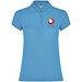 Star Poloshirt für Damen, türkis, M