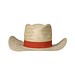 Strohhut Texas, natur/rot