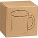Sublimationstasse aus Glas BARBARA, transparent
