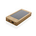 Sunwick 10.000mah Bambus Solar Powerbank, braun