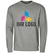 MALFINI Sweatshirt unisex Crew, S, dunkelgrau melliert