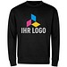 MALFINI Sweatshirt unisex Crew, S, schwarz