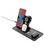 Swiss Peak 3-in-1- Wireless-Charging Desk-Tray aus RCS rPU, schwarz