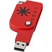 Swivel Square USB-Stick, rot, 32GB