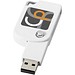 Swivel Square USB-Stick, weiss, 2GB