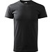 MALFINI T-Shirt Herren Basic, 4XL, ebony grau