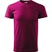 MALFINI T-Shirt Herren Basic, 4XL, fuchsia rot