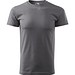 MALFINI T-Shirt Herren Basic, 4XL, stahlgrau