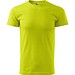 MALFINI T-Shirt Herren Basic, 4XL, zitronengrün