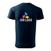 MALFINI T-Shirt Herren Basic, 4XL, marineblau