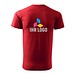 MALFINI T-Shirt Herren Basic, 4XL, rot