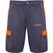 Tahoe Arbeitsshorts, 250 g/m2, blei/orange, XL