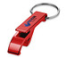 Tao Schlüsselanhänger mit Flaschen- und Dosenöffner aus recyceltem RCS Aluminium, rot