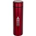 Taylor 450 ml Doppelwand Isolierflasche aus Edelstahl mit Teesieb, rot