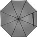Teleskop-Taschenschirm aus Polyester mit Schutzhülle, grau