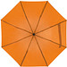 Teleskop-Taschenschirm aus Polyester mit Schutzhülle, orange