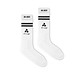 Mr. Socks Tennissocken, White / Black Pantone Black 6 C