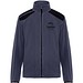 Terrano Mikrofleecejacke, unisex, blei/schwarz, 2XL